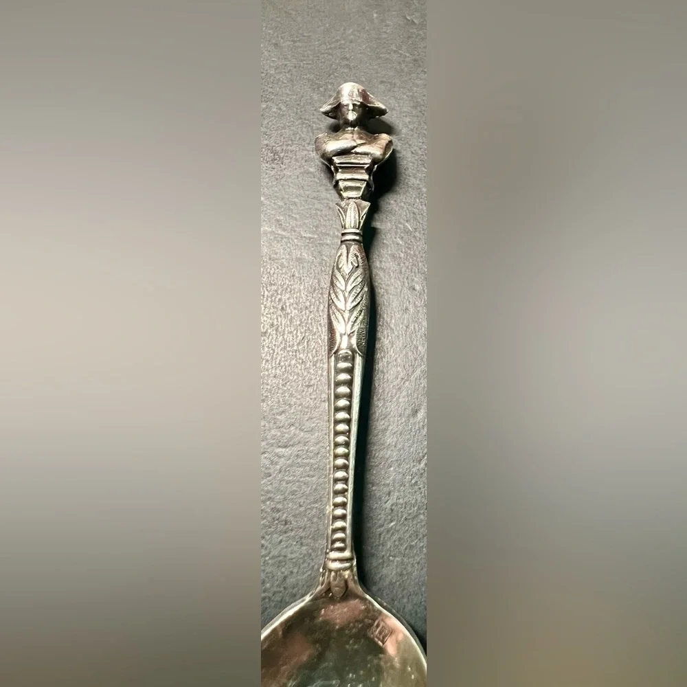 Vintage Collectible Souvenir Spoon featuring Napoleon Bonaparte & PARIS engraved